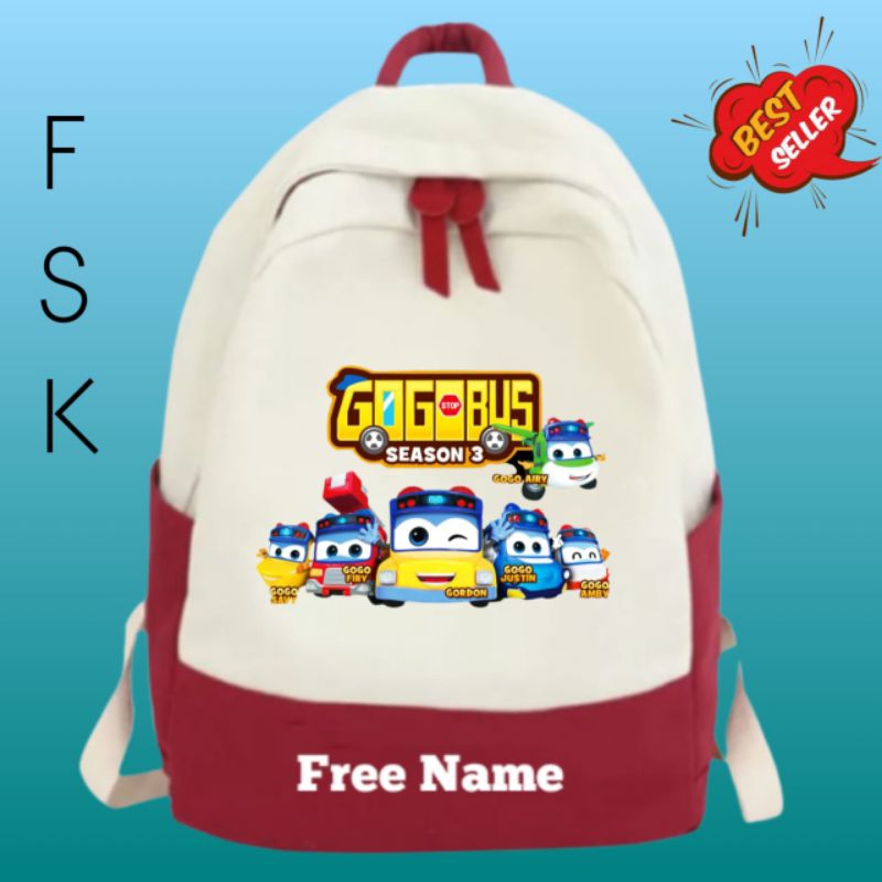 Tas Ransel Anak GOGOBUS, Tas Ransel Anak GOGOBUS 3-12 TAHUN