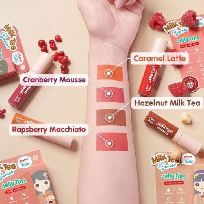 `ღ´ PHINKL `ღ´ Pigeon Jelly Tint BOBA Liptint remaja