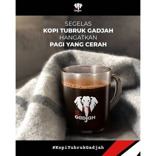 Kopi Tubruk Gajah Mix Gula 23gr