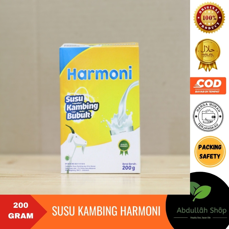 

Susu Kambing Etawa Harmoni Susu Kambing Bubuk Asli Original 200gr