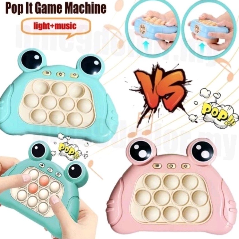 Pop It electric Mainan Fidget pop it elektronik Fast push Quick Push - Pink  / tosca