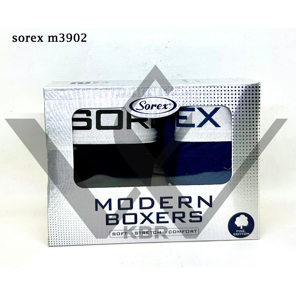 Isi 2 Pcs - Sorex Man CD Boxer Pria LK M 3902 boxer pria / celana dalam pria / dalaman pria /boxer / wf store