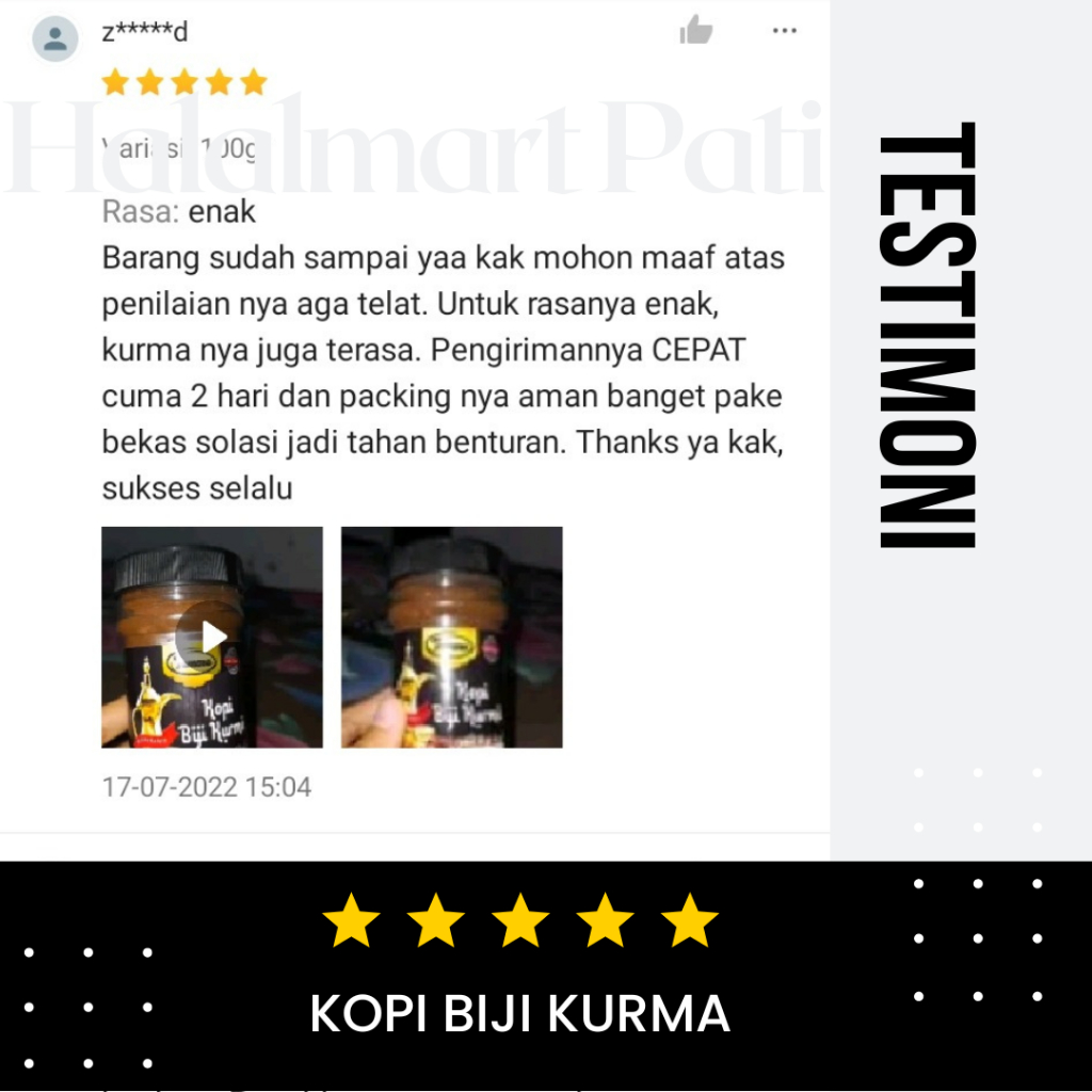 Kopi Serbuk Bubuk Biji Kurma Asli Murni Minuman Kesehatan Sehat Herbal Non Tanpa Kafein Campuran Gula Aman Untuk Maag Asam Lambung Diabetes Penambah Stamina