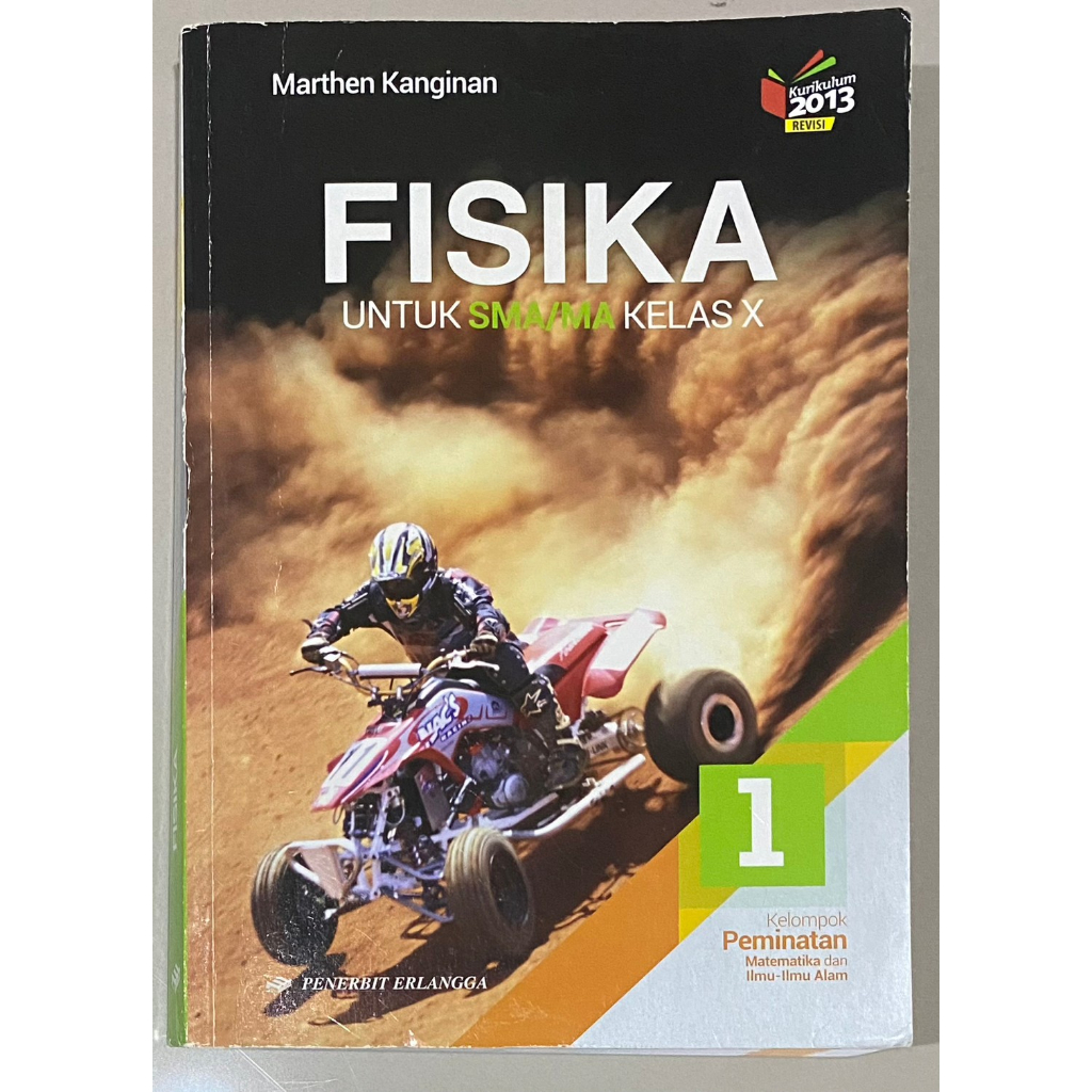 

Buku Fisika Peminatan SMA Kelas X / 1 / 10 Kurikulum 2013 Revisi Marthen Kanginan Penerbit Erlangga