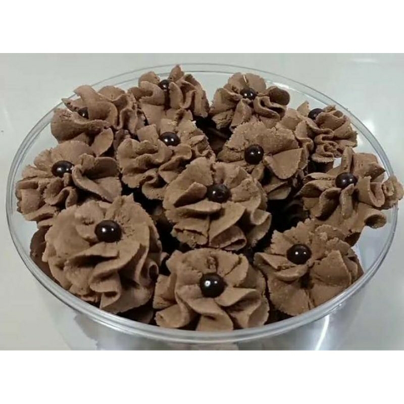 

kue semprit coklat