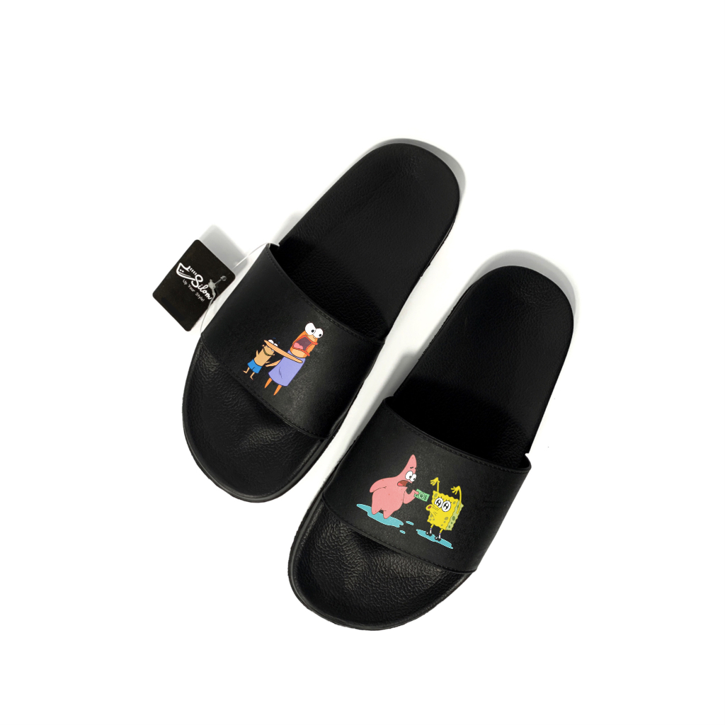 Sandal Pria Slop Silom S-02 Sendal Slide Flip Flop Anti Air Karet Rubber