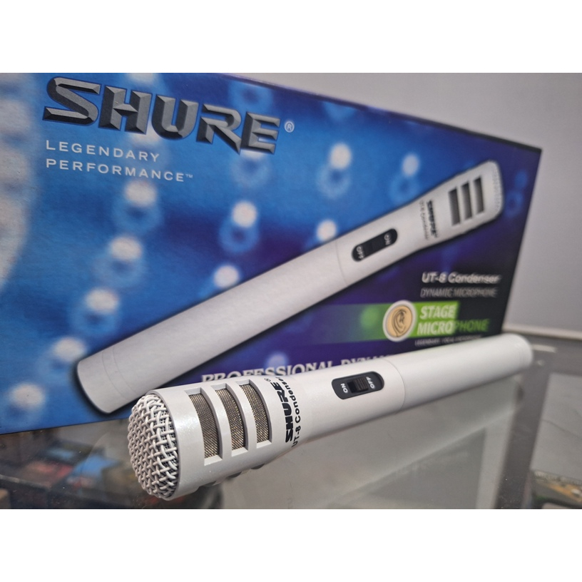 Microphone CONDENSER MIC Cable SUPER PEKA SENSITIF SHURE UT8 SLIM