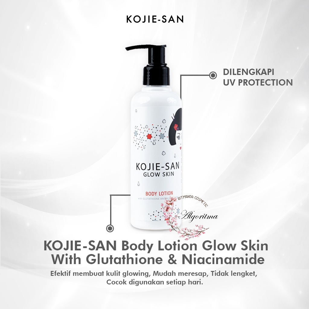 Kojie-San Body Lotion Brightening Body Cream Handbody Bleaching Pemutih Badan Uv Protection Uv Shield Sunscreen Lotion