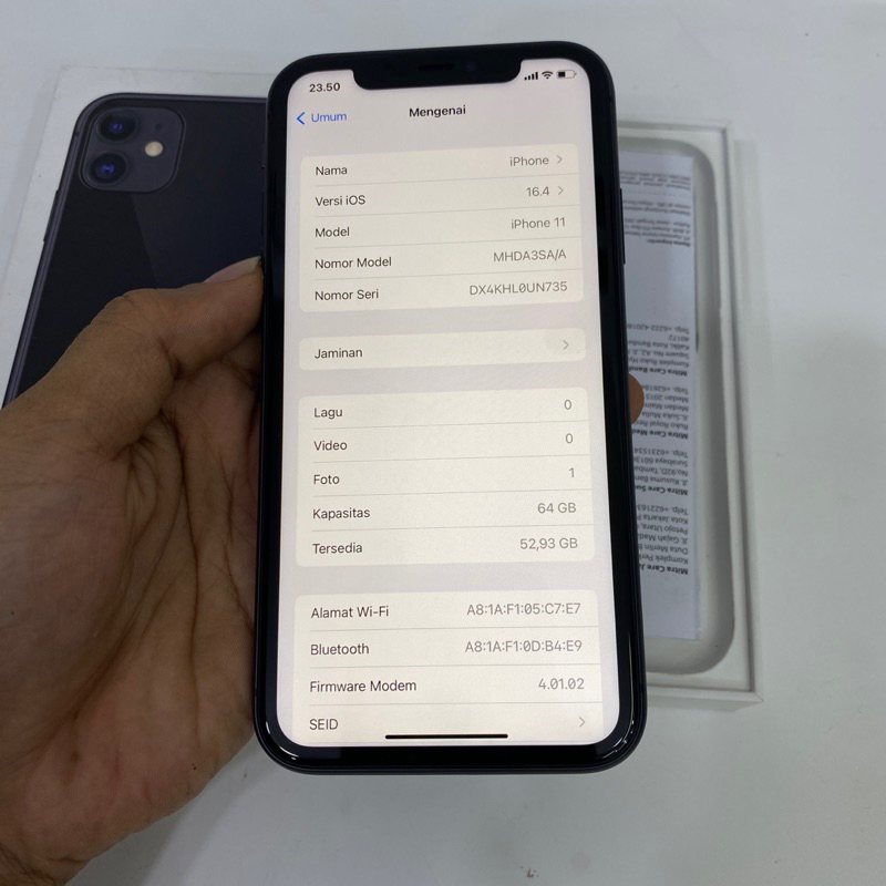 apple iPhone 11 64/128gb Resmi ibox