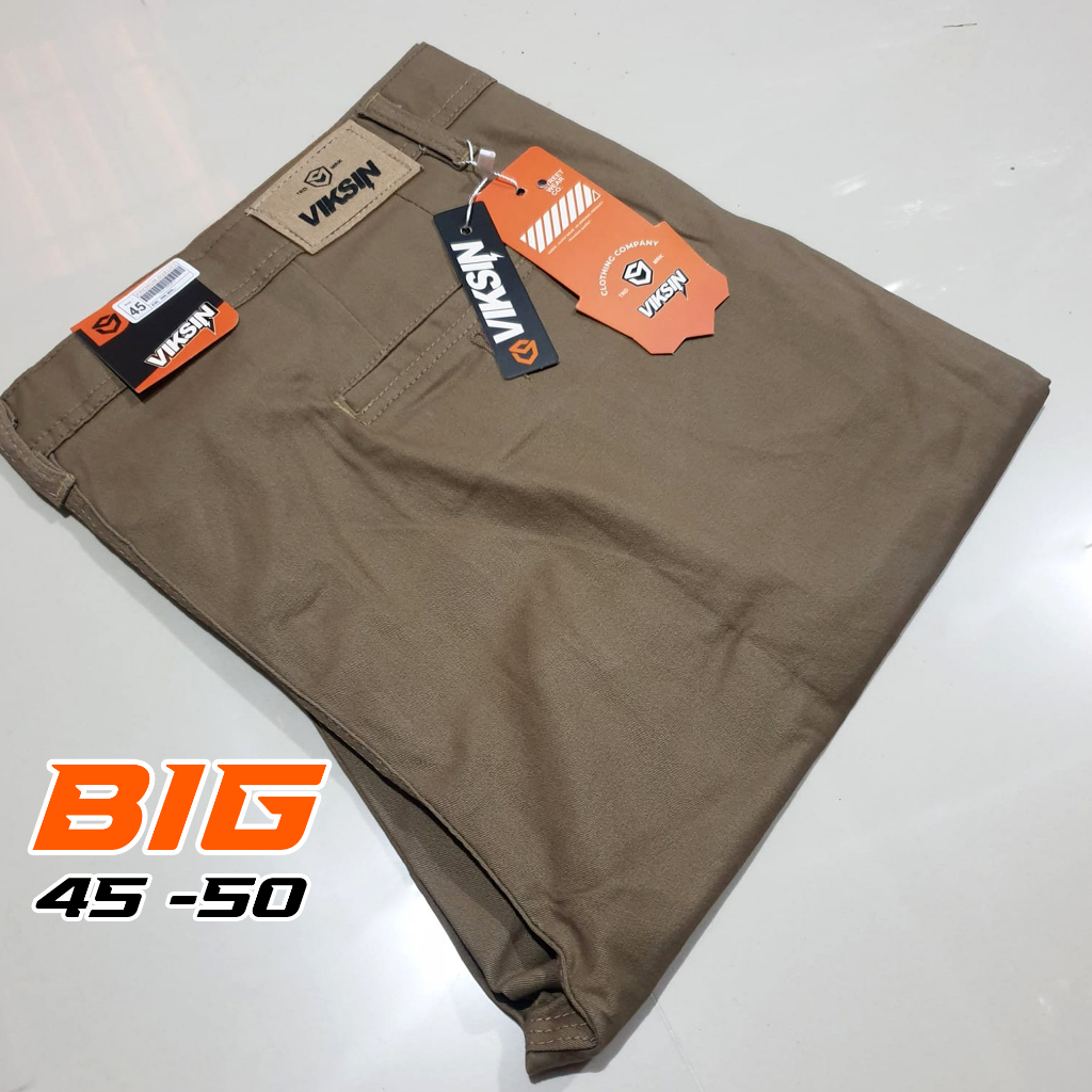 BIG SIZE CELANA CHINOS PANJANG JUMBO SUPER PREMIUM KUALITAS NYAMAN MELAR TERBARU