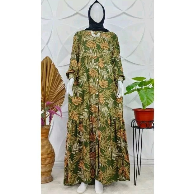 GAMIS PREMIUM SLETING KANCING MOTIF