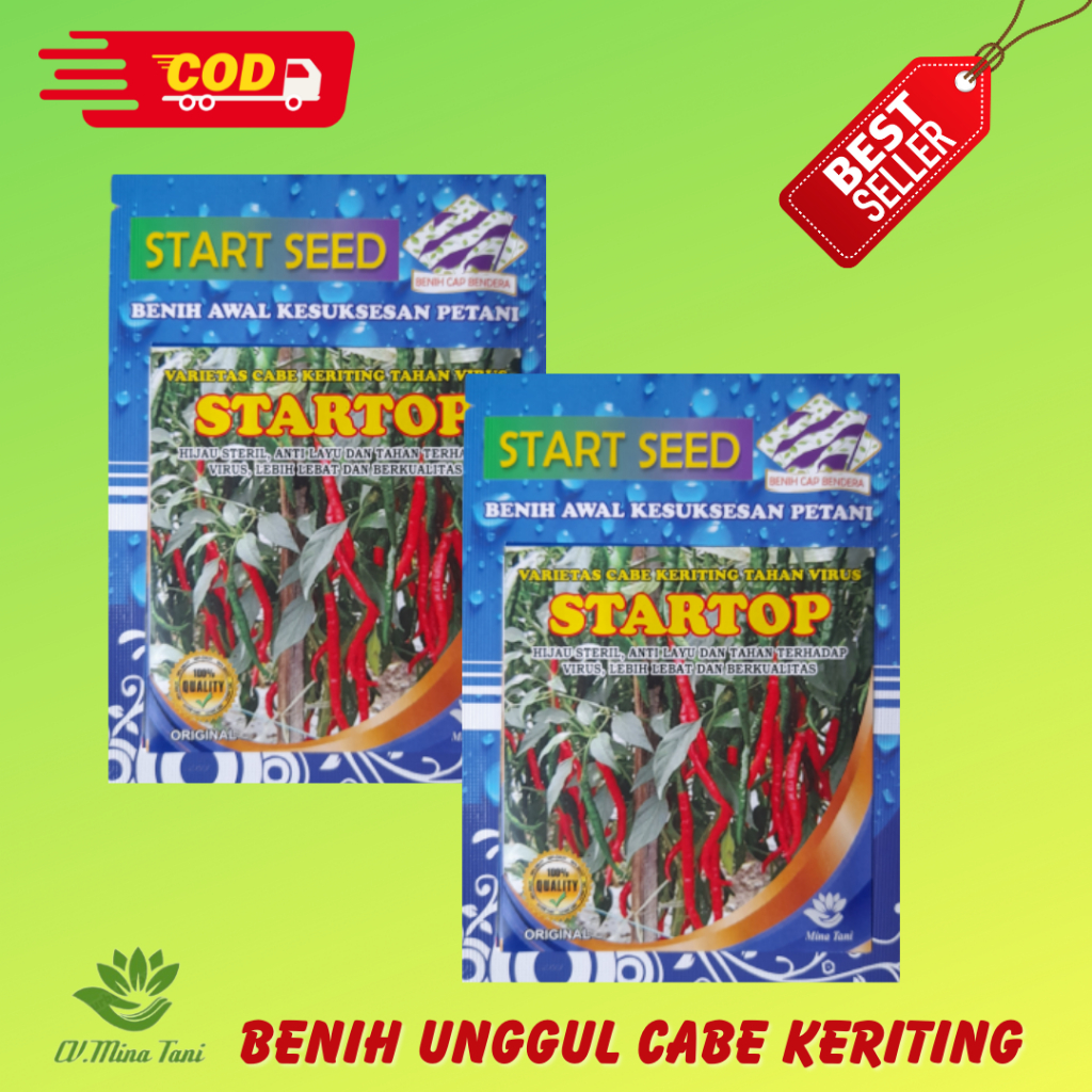 Benih Unggul Cabai Keriting STARTOP 10Gram Original