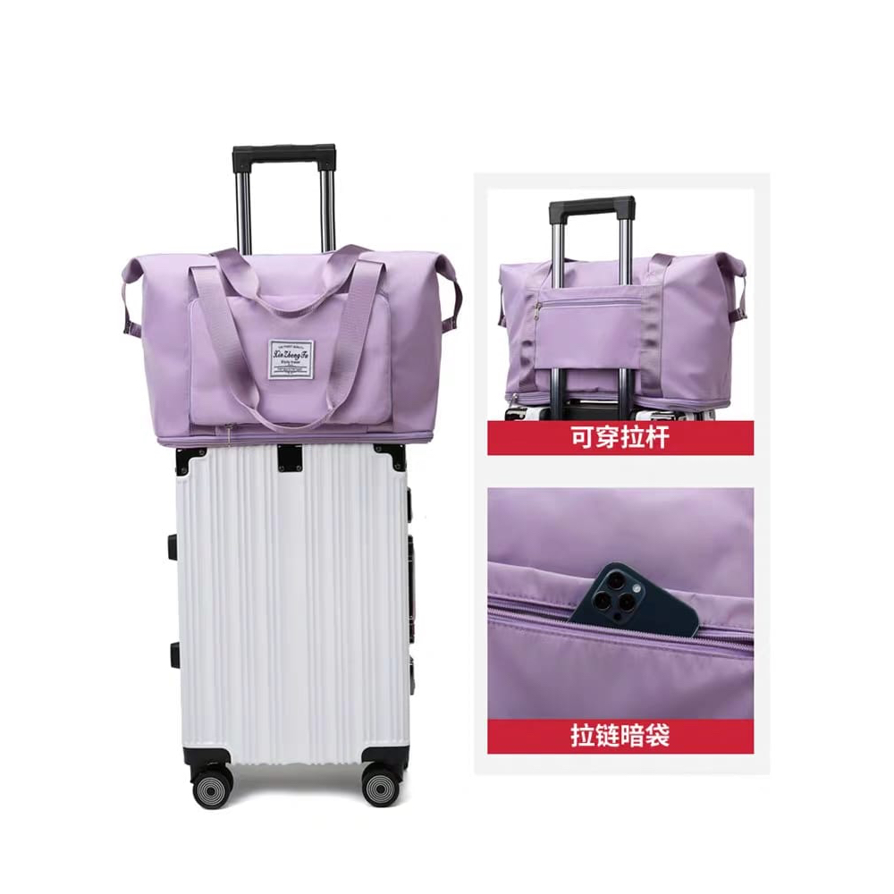 GROSIRTAS LV0262 Tas Travel Jumbo Wanita Import Dapat Di Jinjing Dilipat High Quality