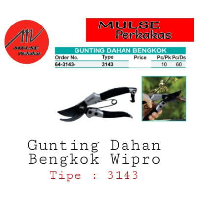 Gunting Dahan Bengkok 3143 Wipro