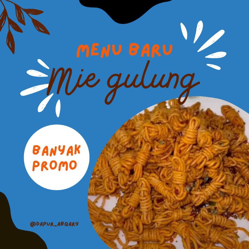 

mie gulung cantik renyah