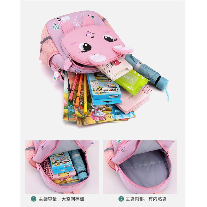 NEW Tas anak motif dino kelinci