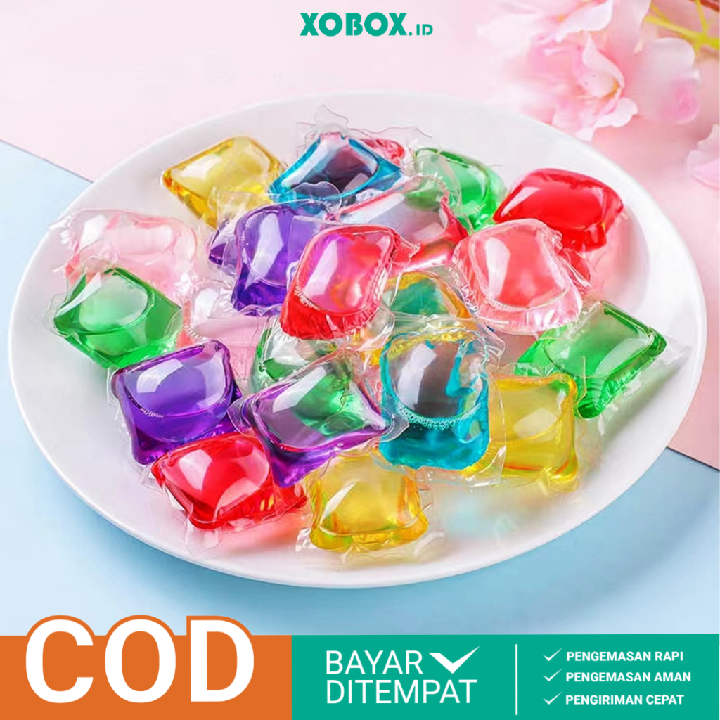 XOBOX - Detergent Laundry Gel Ball Sabun Cair Cuci Baju / Laundry Beads Bersih Dan Wangi HM001