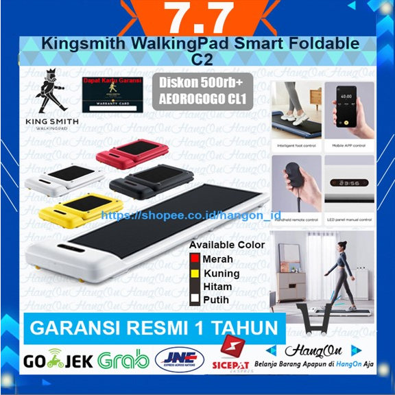 Kingsmith WalkingPad C2 Smart Colorful Foldable Gym Fitness Treadmill