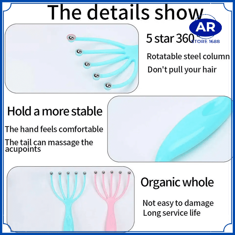 AR BOKOMA ALAT PIJAT TERAPI KEPALA/BADAN / HEAD SPA MASSAGER