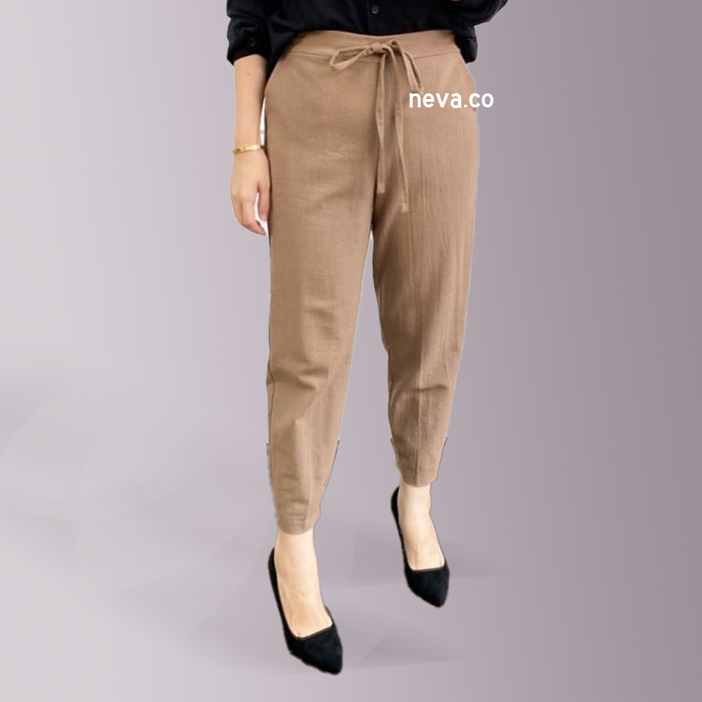 Celana Highwaist Wanita Bella Pants Bahan Linen Fit To L Banyak Warna Terbaru Ready Stock Bisa COD