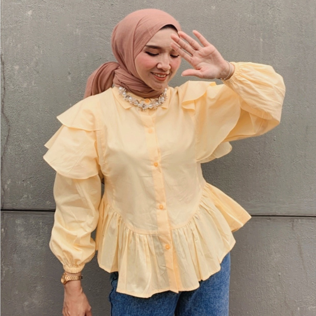 RX FASHION - KIARA BLOUSE FASHION ATASAN WANITA - PN