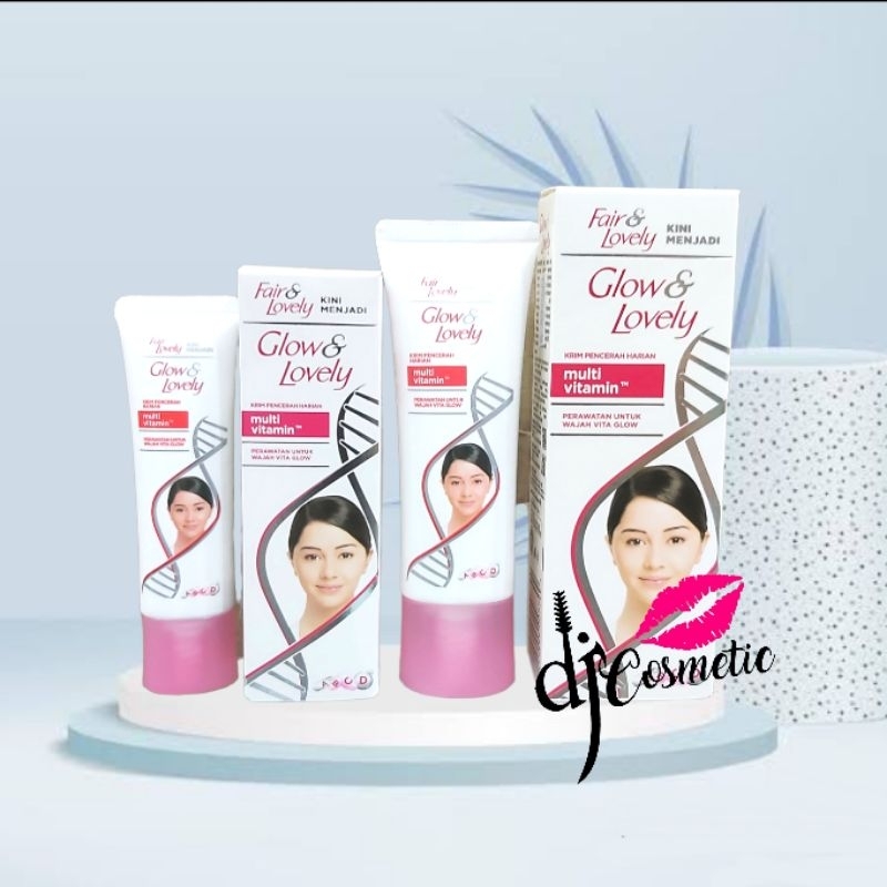 [23gr | 46gr] Fair &amp; Lovely | Glow &amp; Lovely Multi Vitamin Cream (Krim Pencerah Harian)