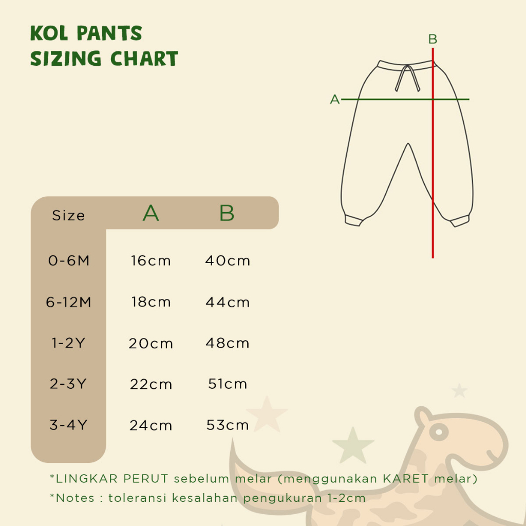 CELANA PANJANG ANAK PUER'S KOLL LONG PANT