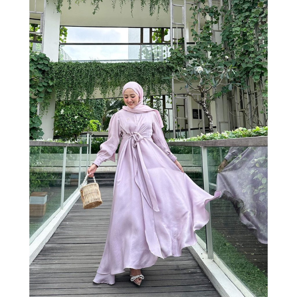 Delvy Dress | DRESS SHIMMER | GAMIS PESTA DUBAI | RAYA SERIES 2023 | GAMIS LEBARAN