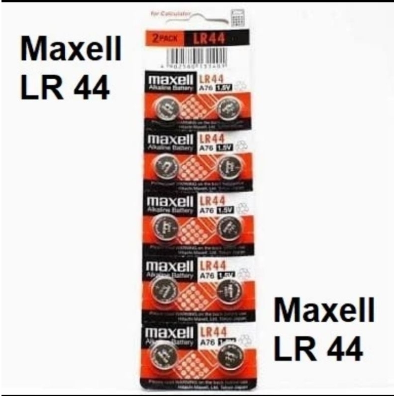 Baterai maxell Battery LR 44 1.5 V