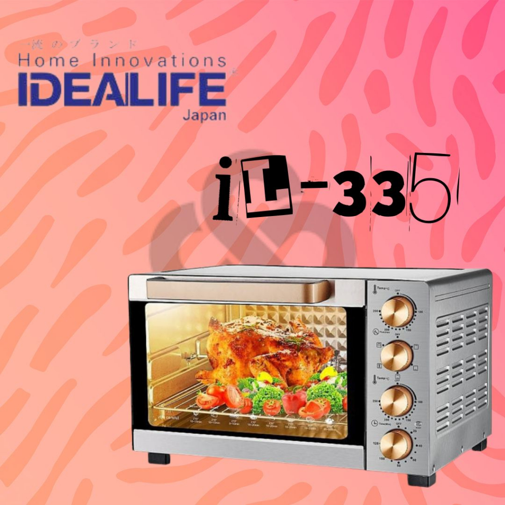 IDEALIFE IL-335 Oven Listrik 35 Liter