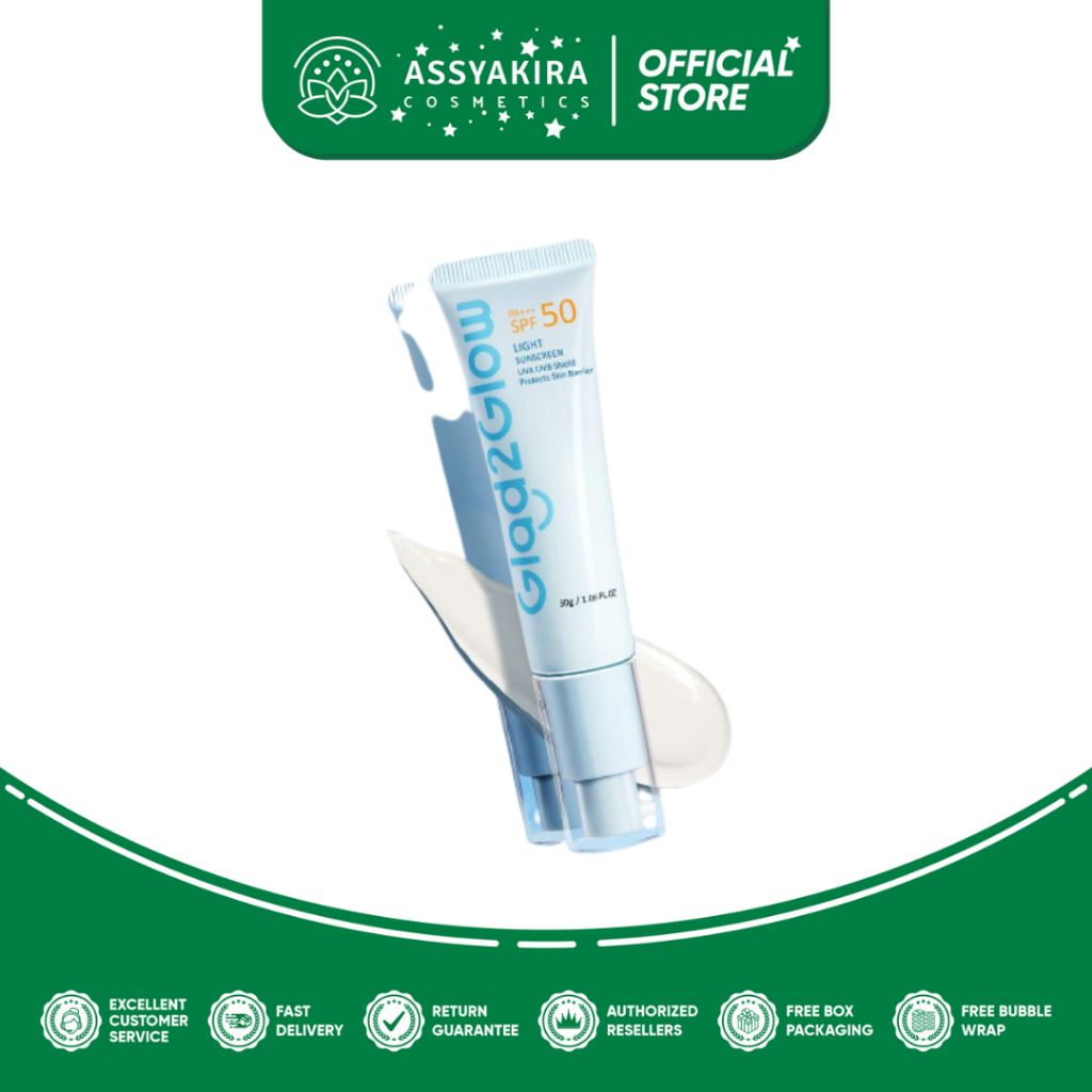 Glad2Glow Ultra Light Sunscreen Gel SPF 50PA+++ 30gr