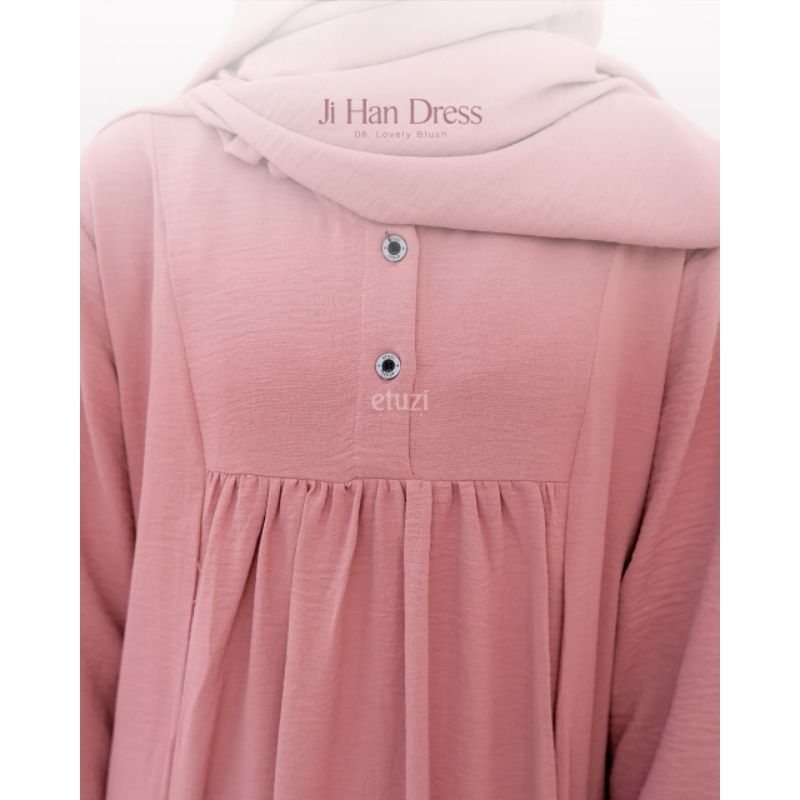 Gamis Crincle  Airflow Ji Han Dress By Etuzi