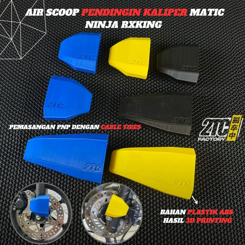 AIR SCOOP KALIPER CAKRAM AIR DUCK PENDINGIN KALIPER MATIC NINJA RX KING semua motor