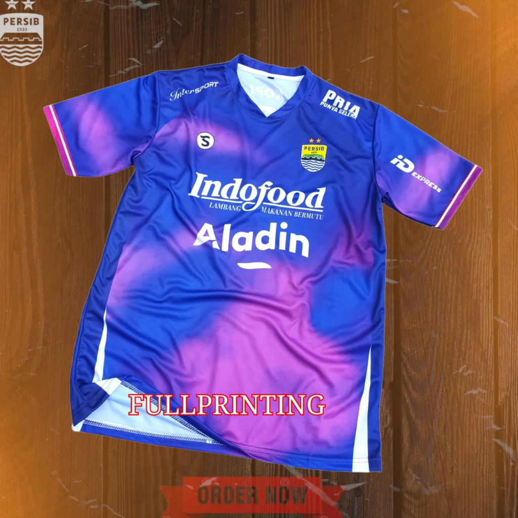 HARGA PROMO Kaos bola persib 2023 terbaru fullprinting bs request nama sendiri