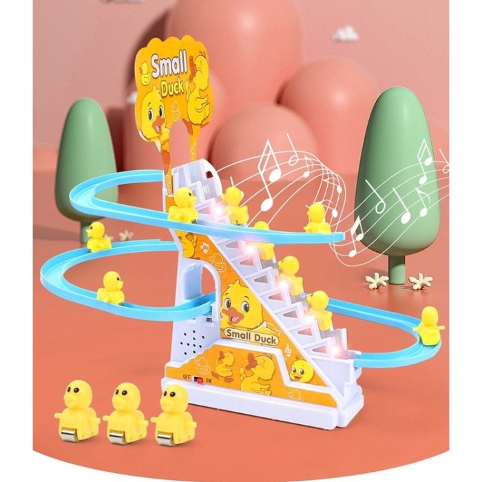Mainan climbing sliding duck, Mainan bebek naik tangga, Mainan baby