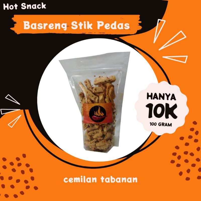 

Basreng Renyah Stik Pedas Premium 100 gram