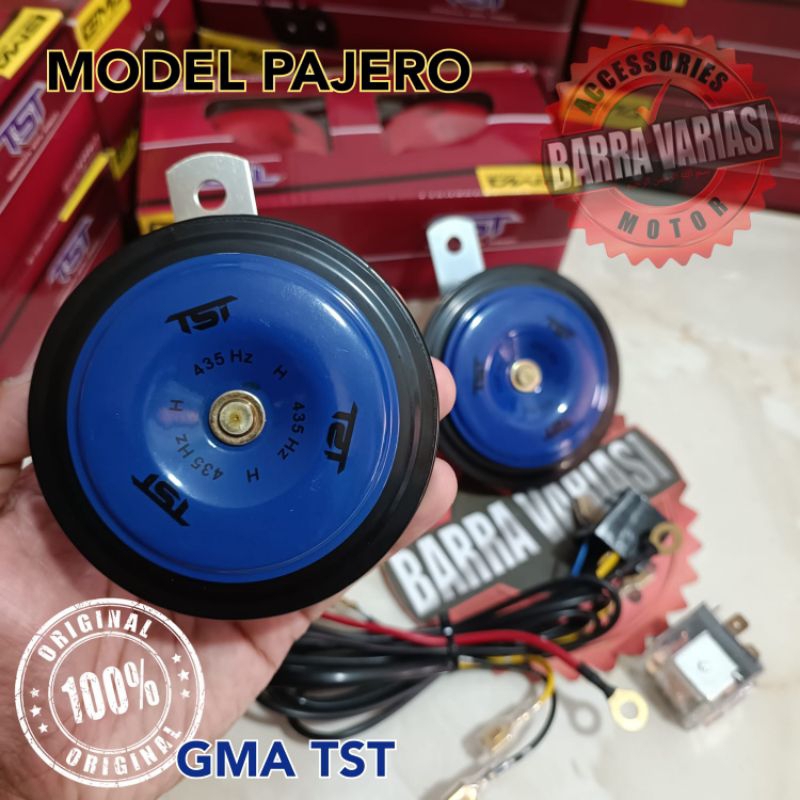 KLAKSON DOBEL DISC GMA TST MODEL SUARA PAJERO 12VOLT