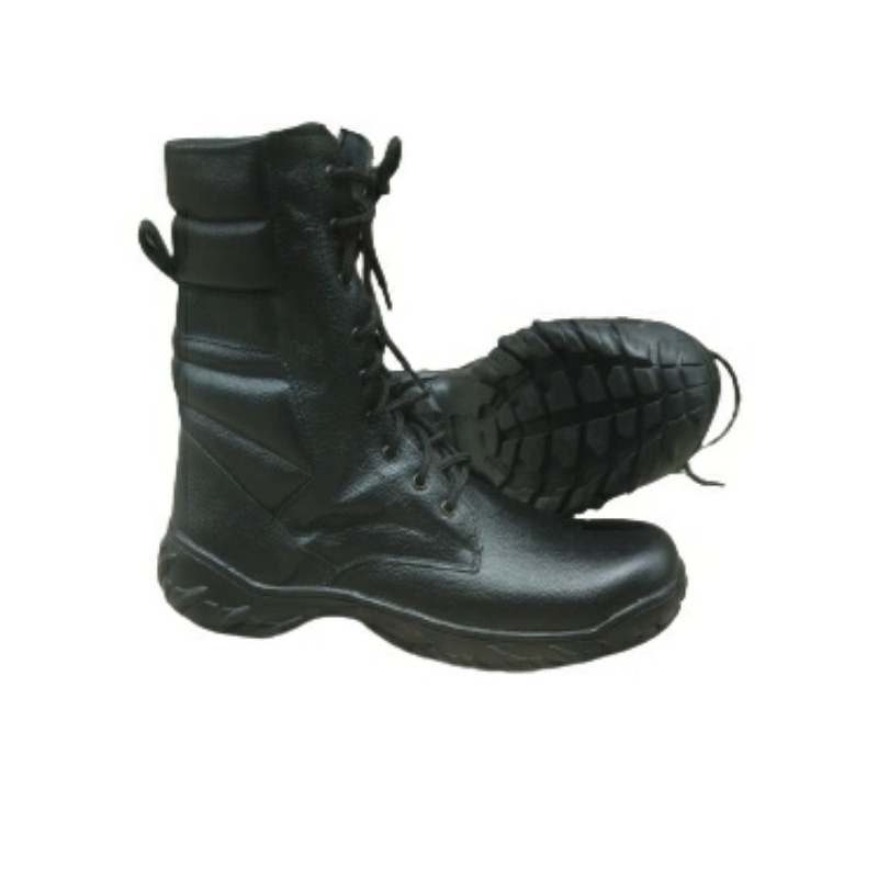 Sepatu pdl pdh safety  pria kulit asli original disob security satpam TNI polri warna hitam size 38-39-40-41-42-43-44-45- Stok ready