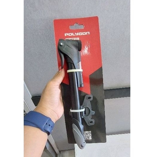 Polygon Pompa Angin Ban Sepeda Portable Alloy Smart Head 87 psi 6 bar Dunlop