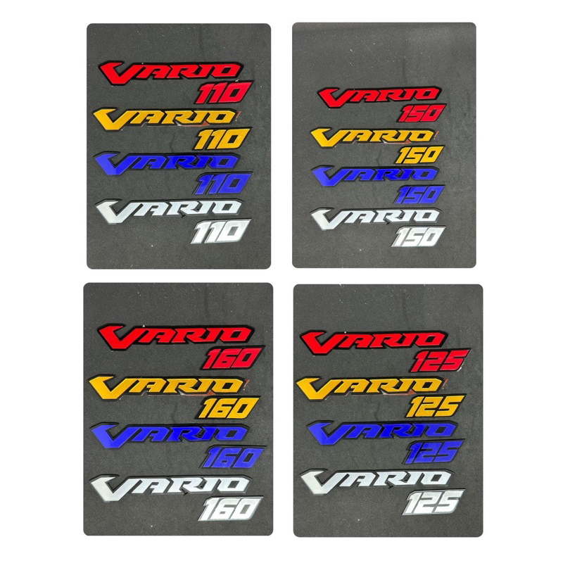 emblem full aklirik vario 110 , vario 125 , vario 150 , vario 160 tebal 4mm double tip 3m asli