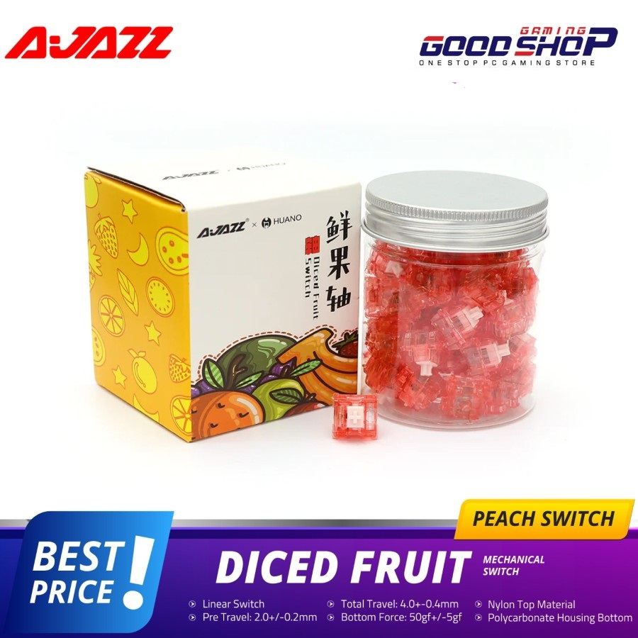 AJAZZ DICED FRUIT SWITCH - Peach Switch