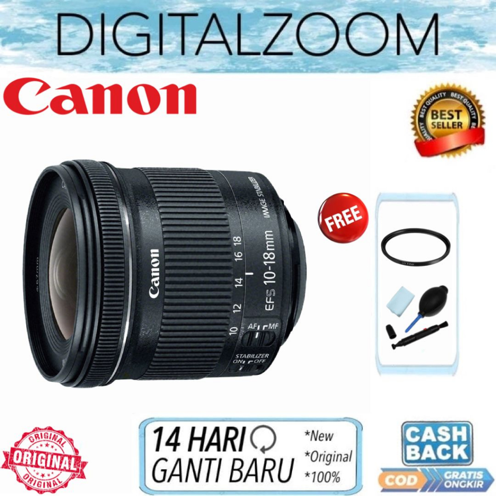 LENSA CANON 10-18MM IS STM - LENSA WIDE CANON