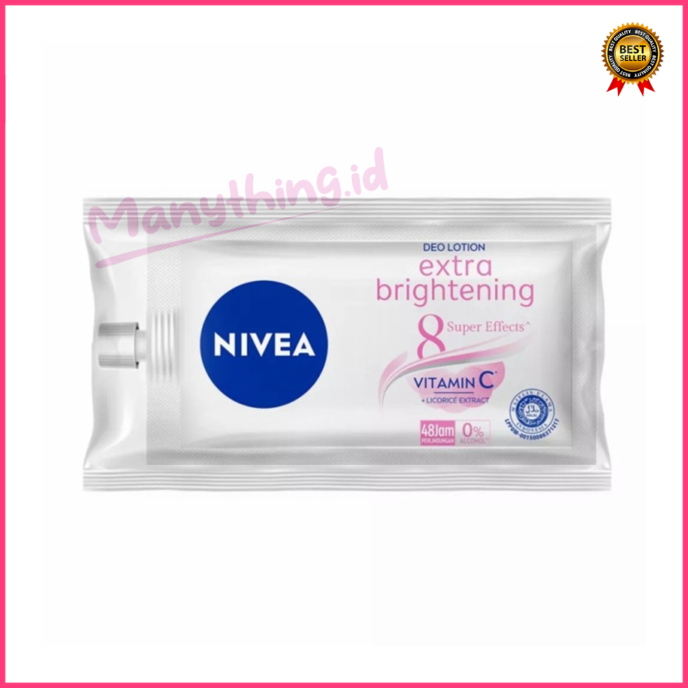 Deodorant Sachet Nivea Men Ice Cool | Hijab Fresh | Extra Brightening | Deo Lotion 9ml