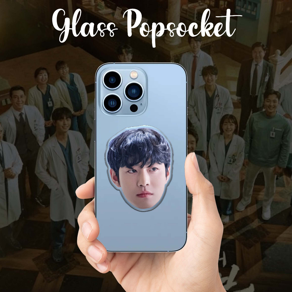 [POPSOCKET] Pos glass griptok Dr. Romantic 3 ( Ahn Hyo-Seop ) Seo Woo-Jin  face akrilik 2d