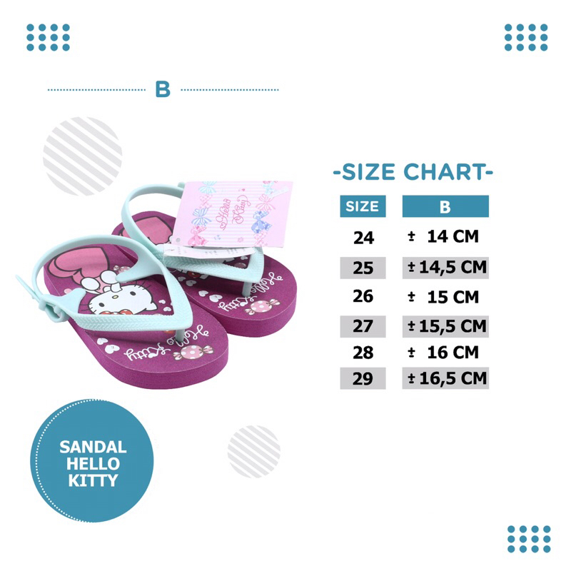 Sanrio X Ando sandal anak-sandal anak cewe-sandal lucu-sandal karakter-sandal hello kitty-sandal ana