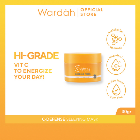 ❤️ GROSIR ❤️ WARDAH C DEFENCE SLEEPING MASK