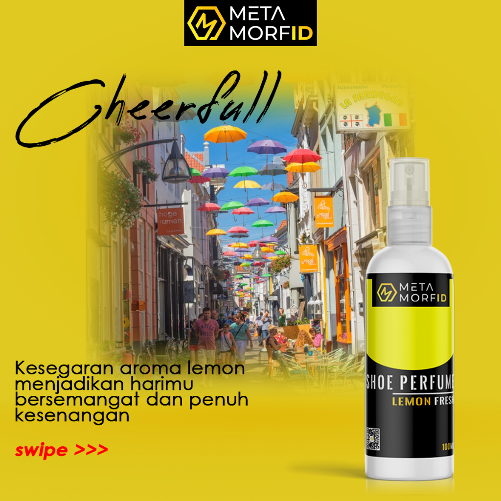 Metamorfid Parfum Sepatu Anti Bau Dan Bakteri 100ml