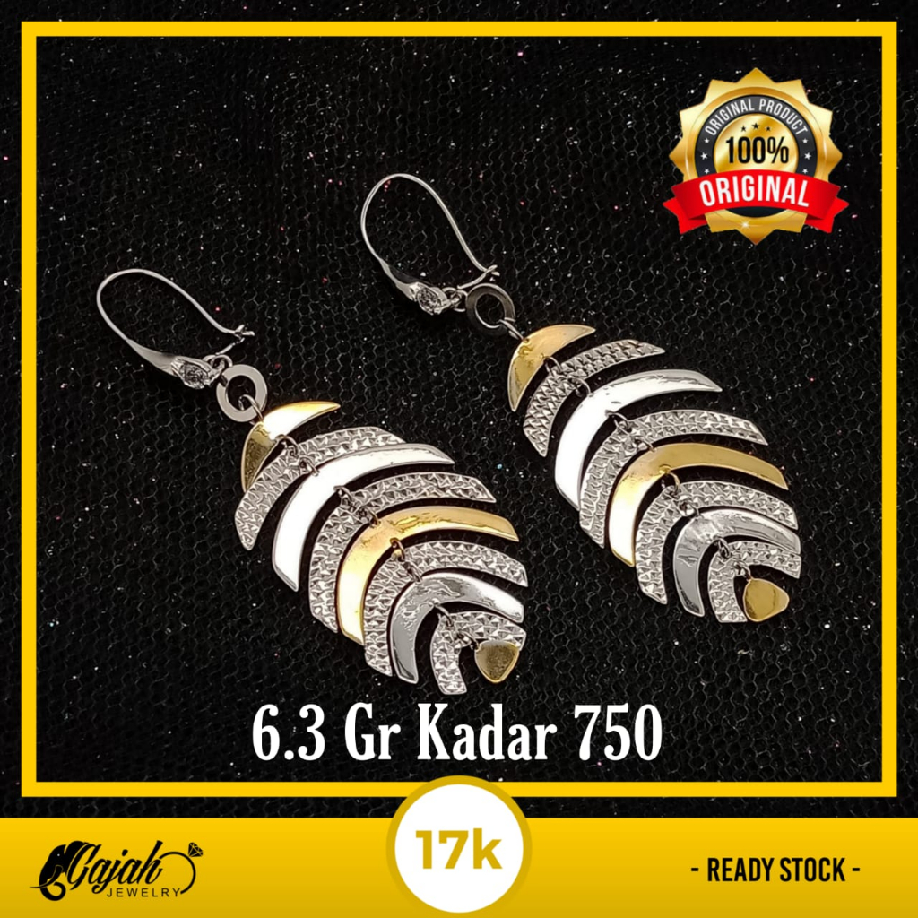 Anting Emas 17K - 6.3 Gr Kadar 750 - 5417