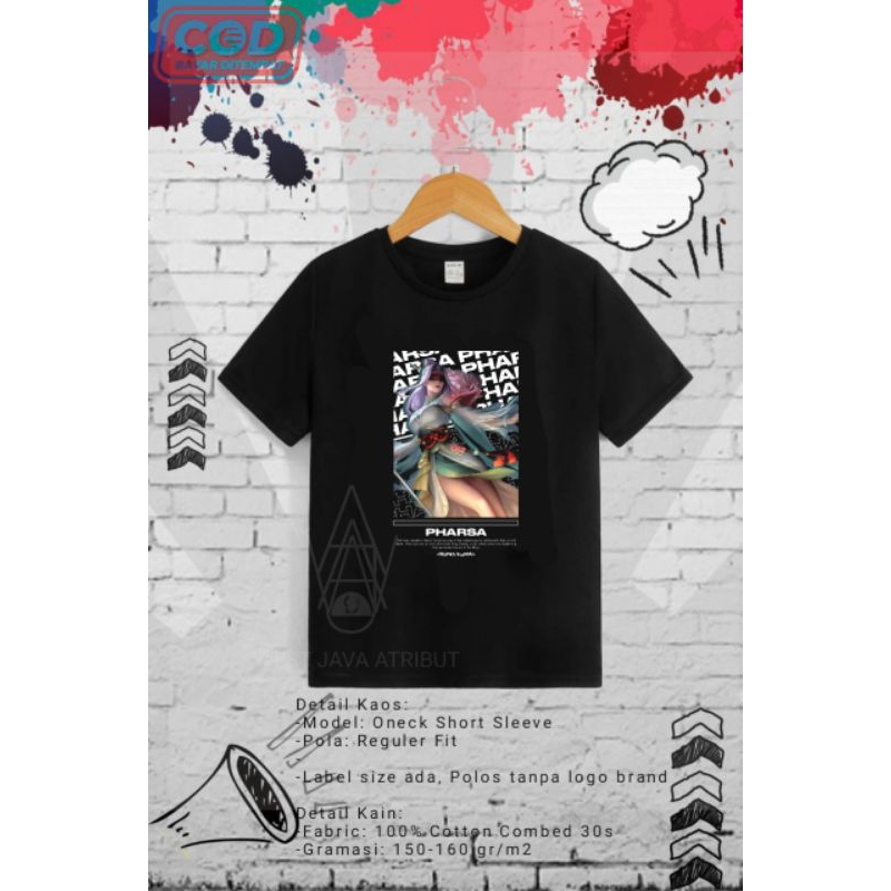 KAOS ANAK TSHIRT ANAK HERO MOBILE LEGEND PHARSA
