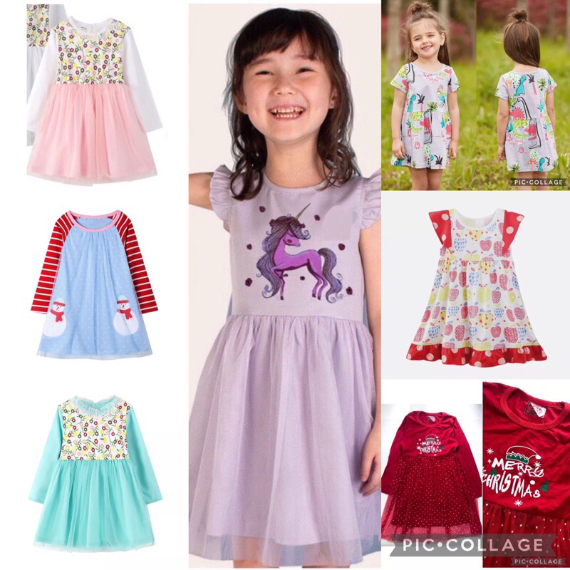 Import Dress (Gold Treasure, Hileelang, Little Bitty, Ali Sea, etc) / import dress anak / dress anak